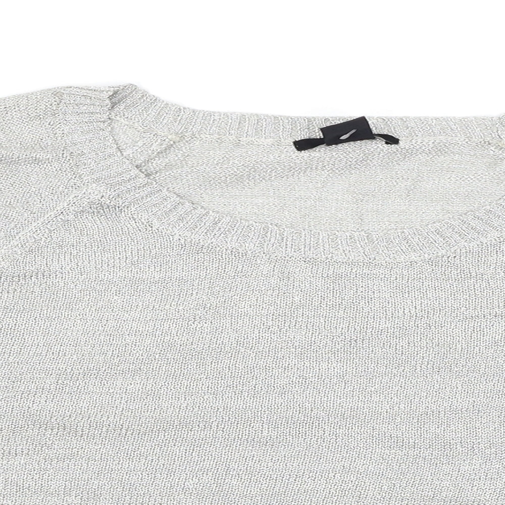 H&M Womens Grey   Basic T-Shirt Size S