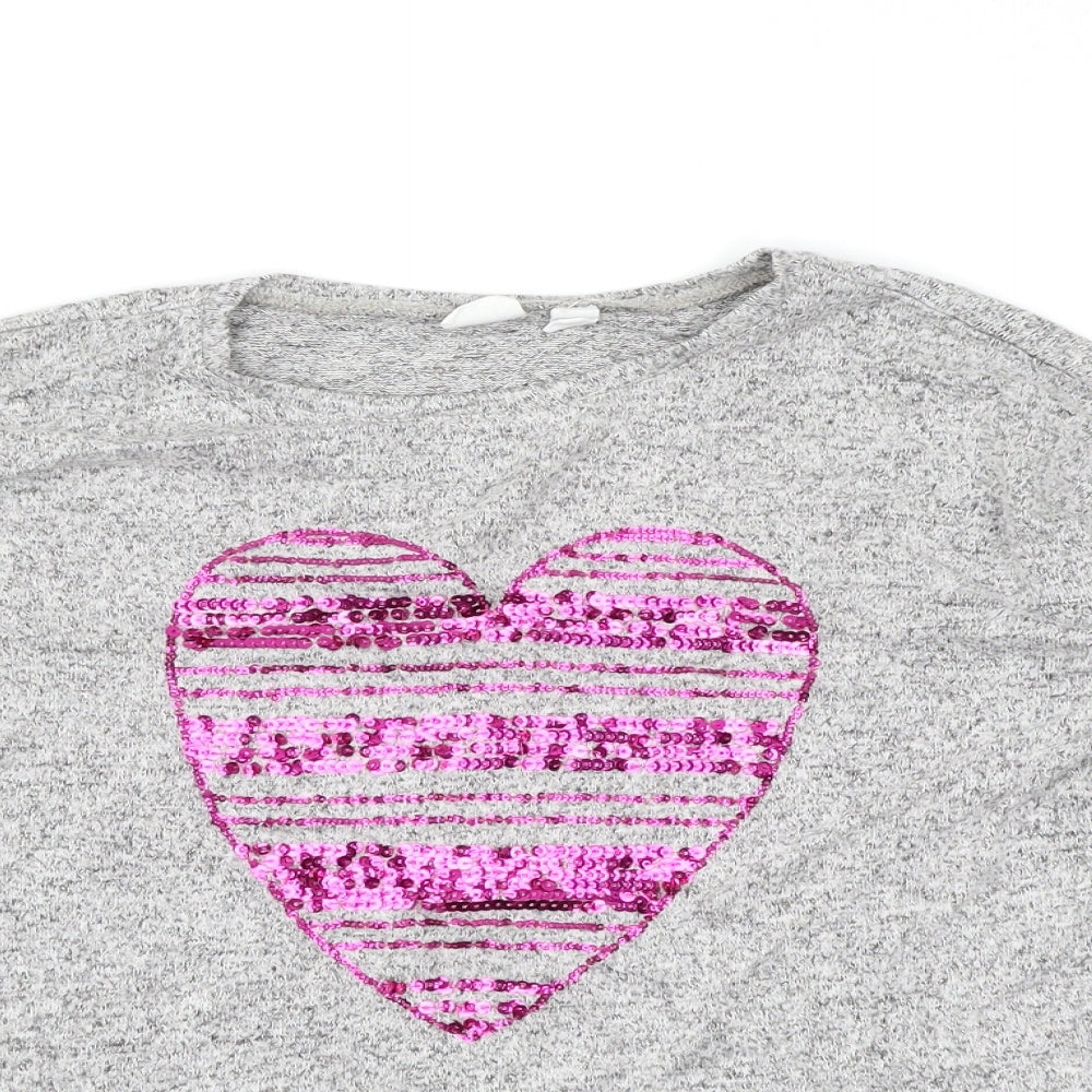 Gap Girls Grey   Pullover Jumper Size XL