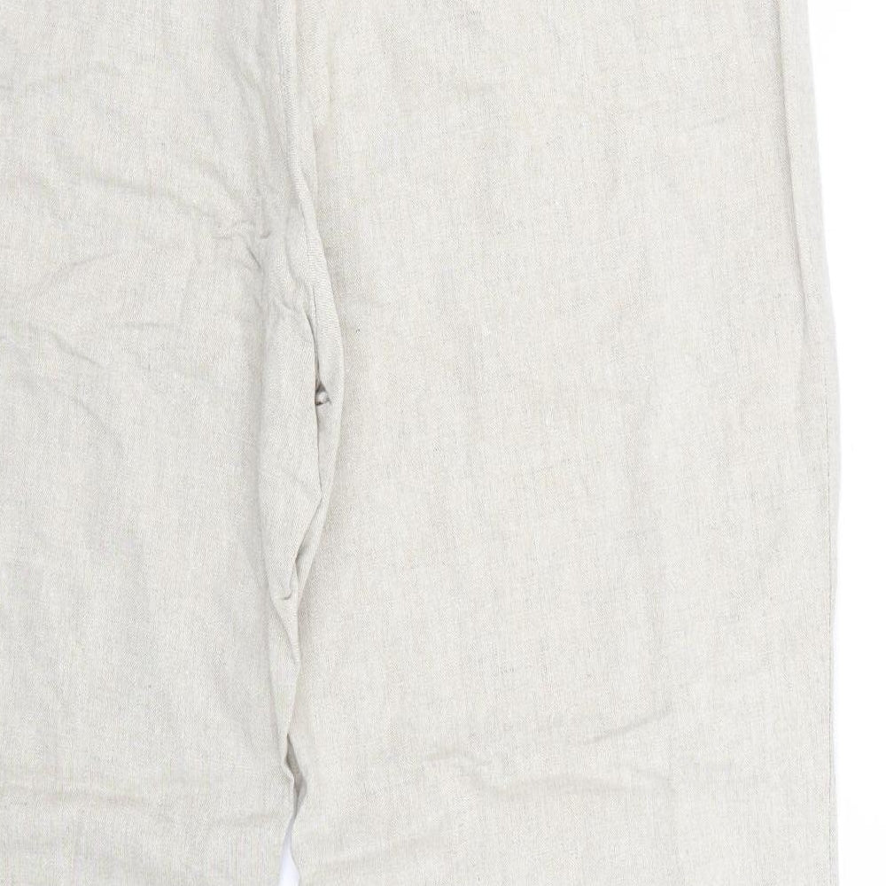 BM Womens Beige   Trousers  Size 18 L30 in