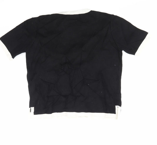 Zara Womens Black  Knit Pullover Jumper Size S