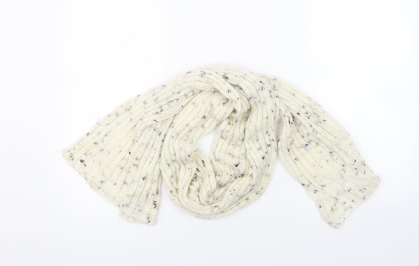 Preworn Womens White    Scarf