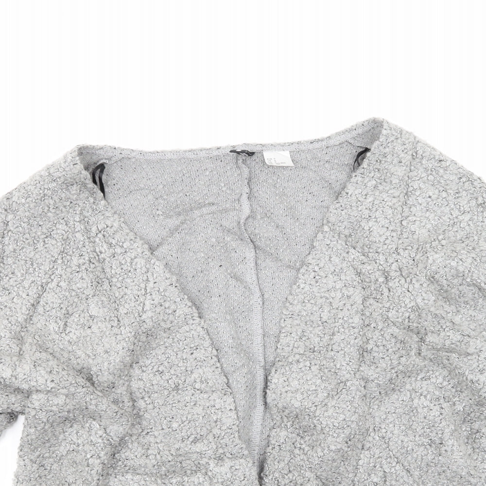 Divided Womens Grey   Cardigan Jumper Size S