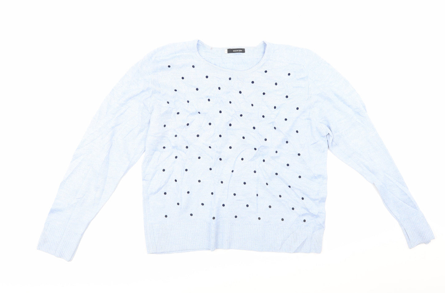 Escorpion Womens Blue   Pullover Jumper Size L