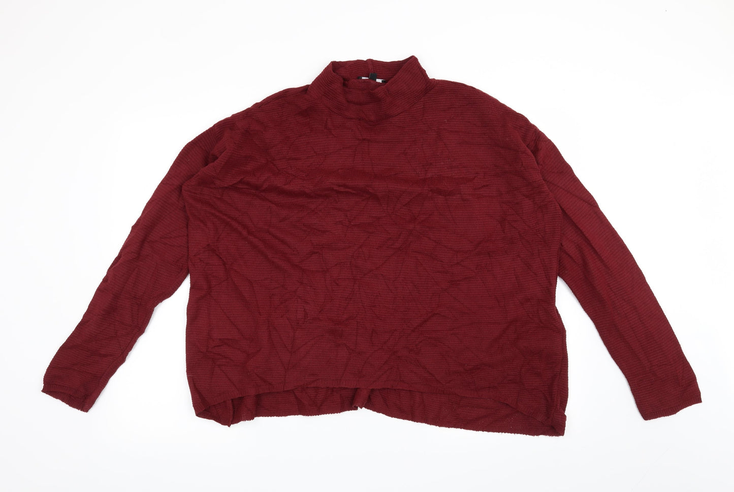 New Look Womens Red   Pullover Jumper Size 12