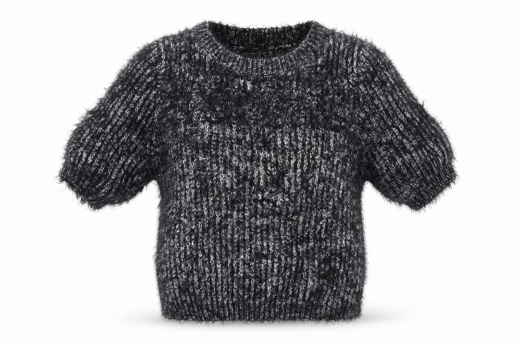 Front view of Atmosphere women’s black jumper, size UK 10