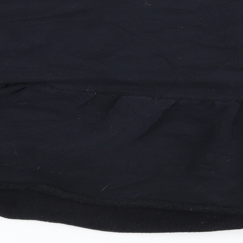 Zara Womens Black   Pullover Sweatshirt Size S