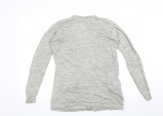 VILA Womens Grey   Cardigan Jumper Size XS