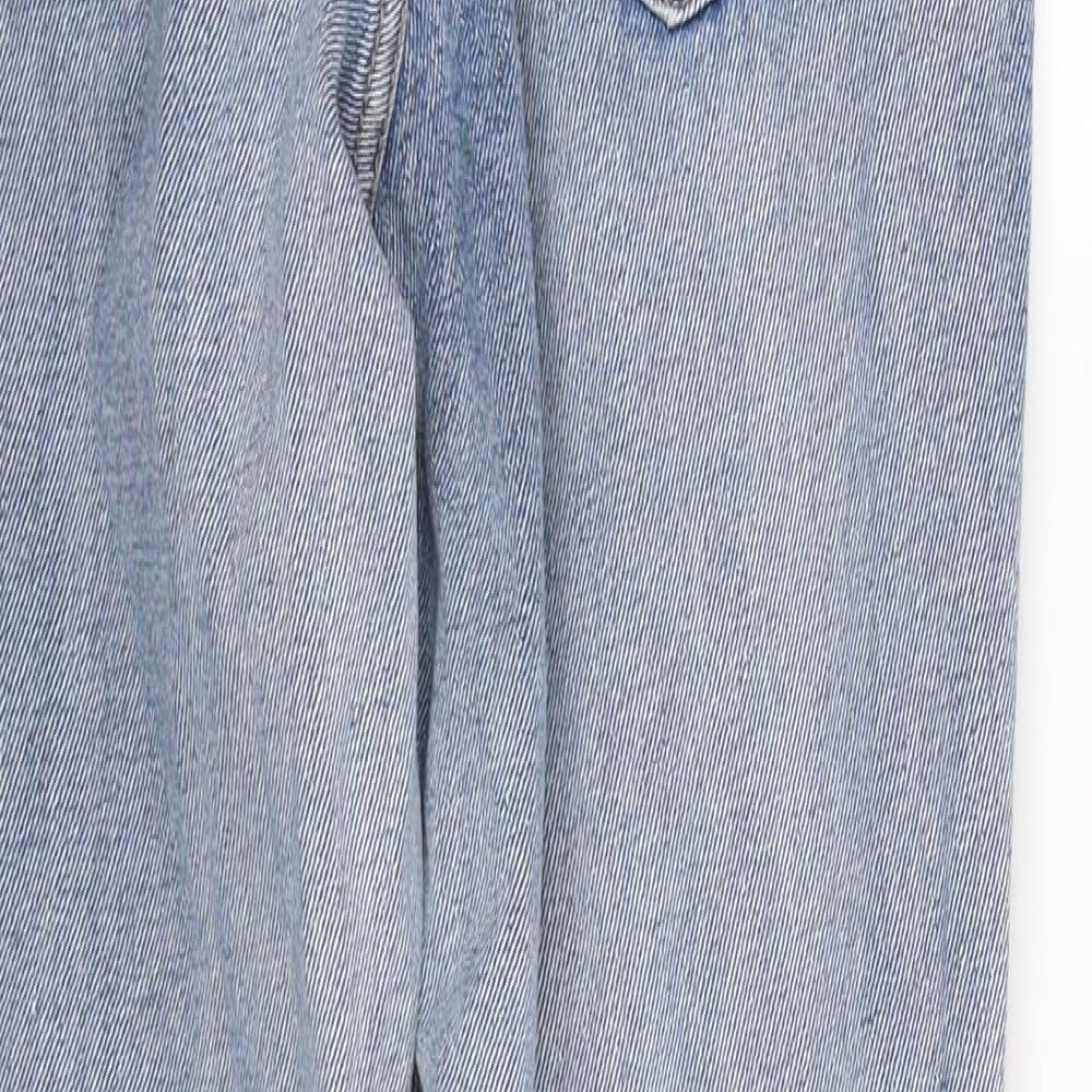 The Rockn Rev Womens Blue  Denim Mom Jeans Size 8 L27 in