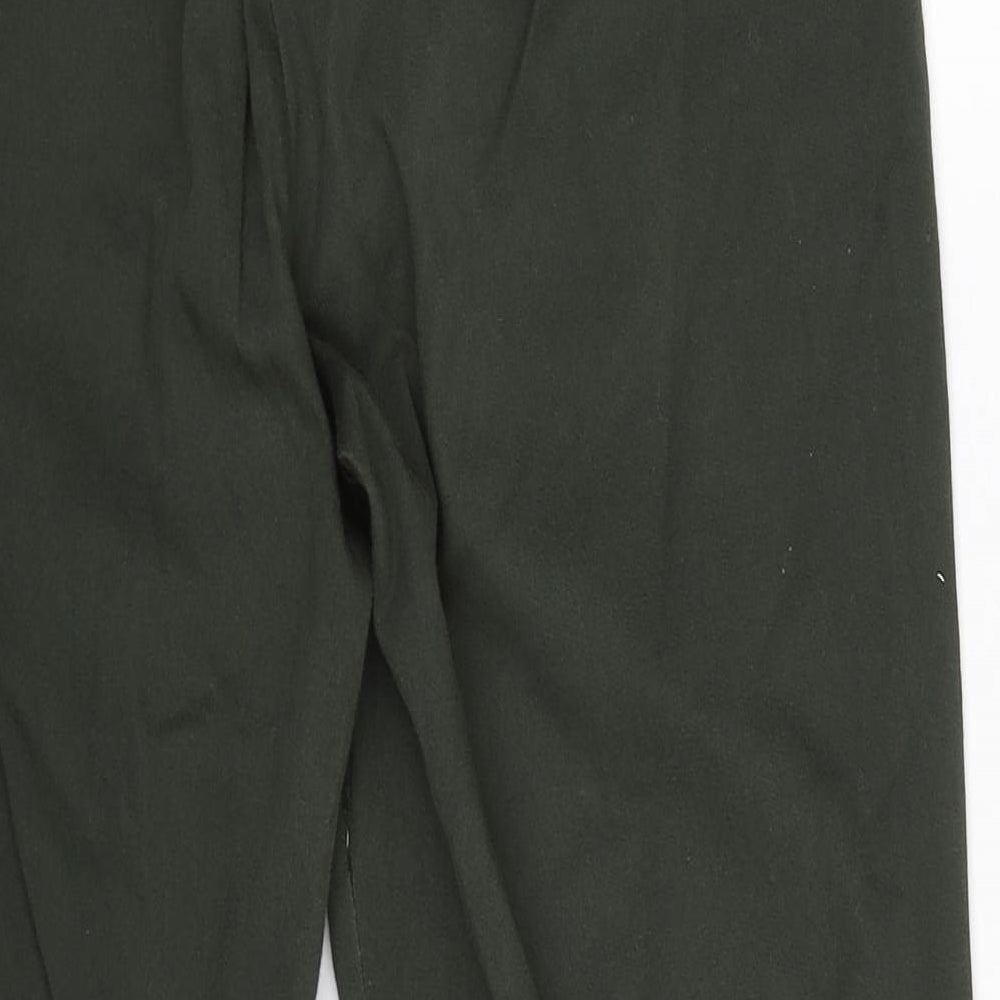 Casual Club Womens Green   Cropped Trousers Size 28 in L24 in