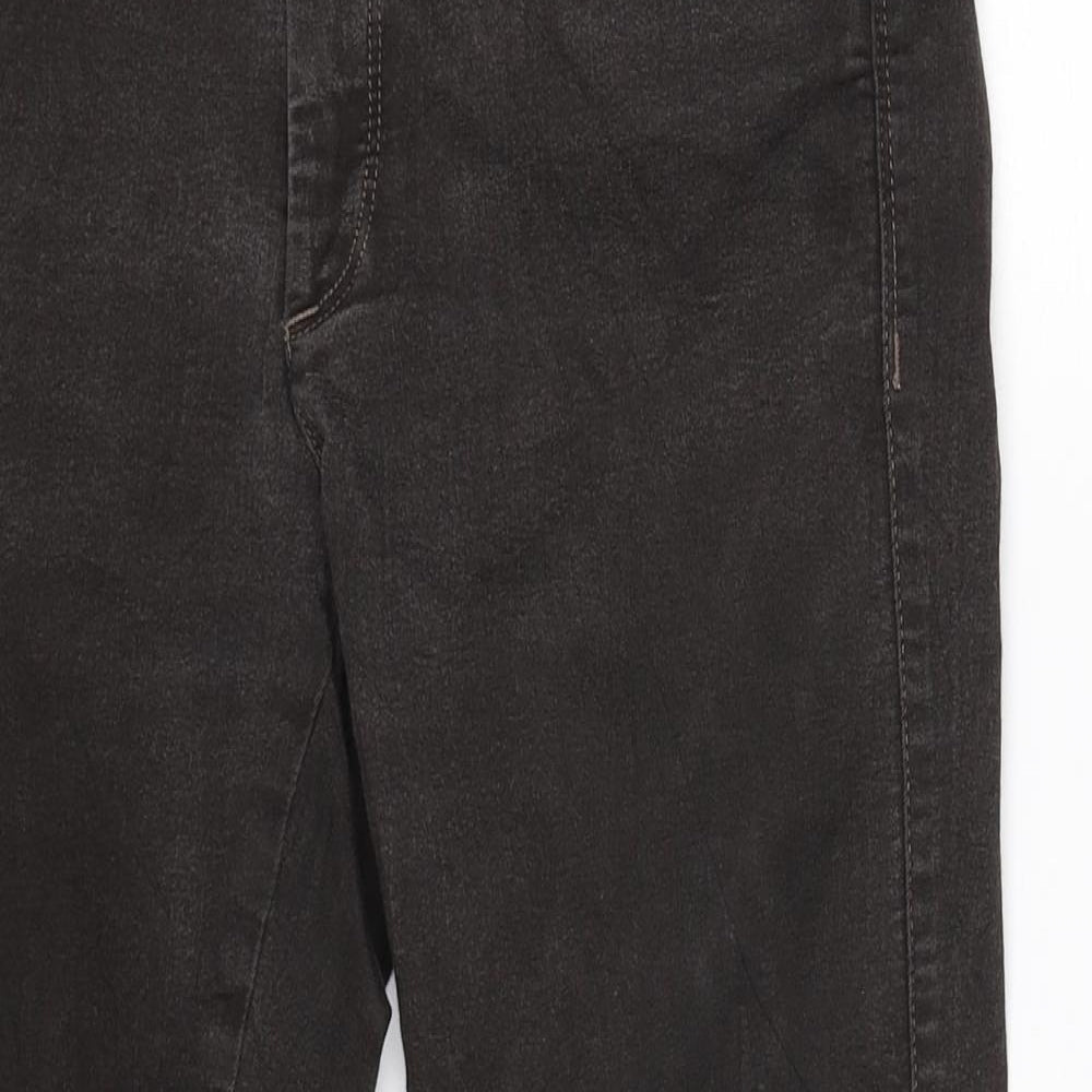 Bonita Womens Grey  Denim Cropped Jeans Size 28 in L24 in