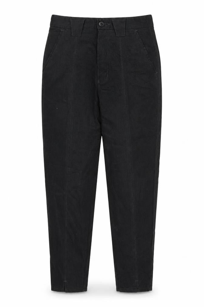 Front view of Mac women’s black trousers, size UK 26, in, 29-inch leg