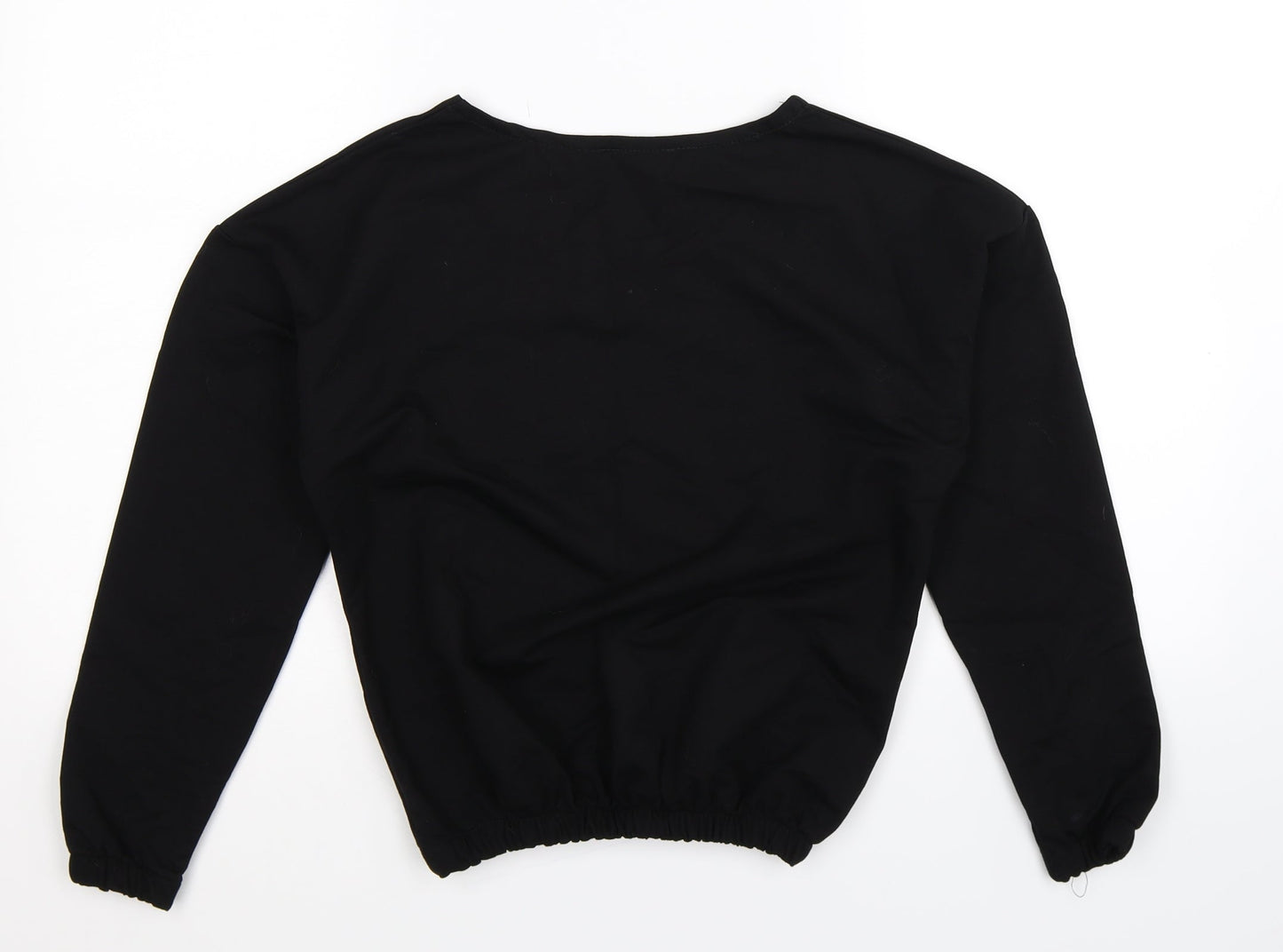 Pauza Womens Black   Pullover Sweatshirt Size S