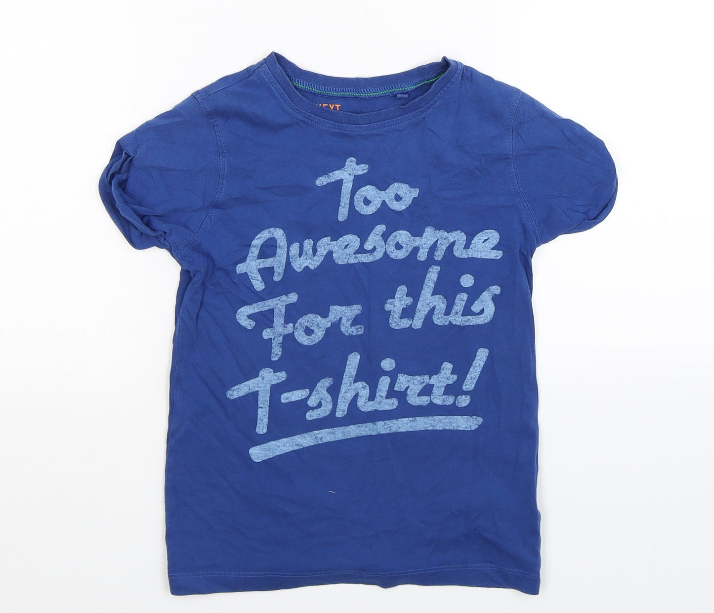 NEXT Boys Blue   Basic T-Shirt Size 5 Years