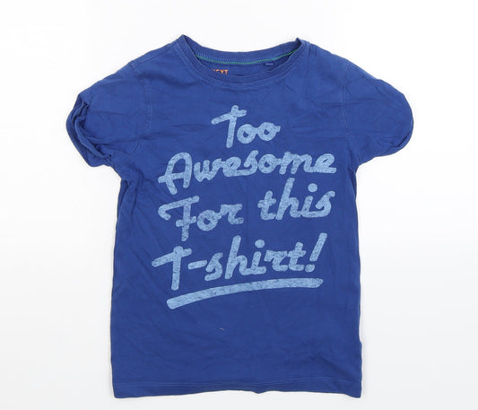 NEXT Boys Blue   Basic T-Shirt Size 5 Years