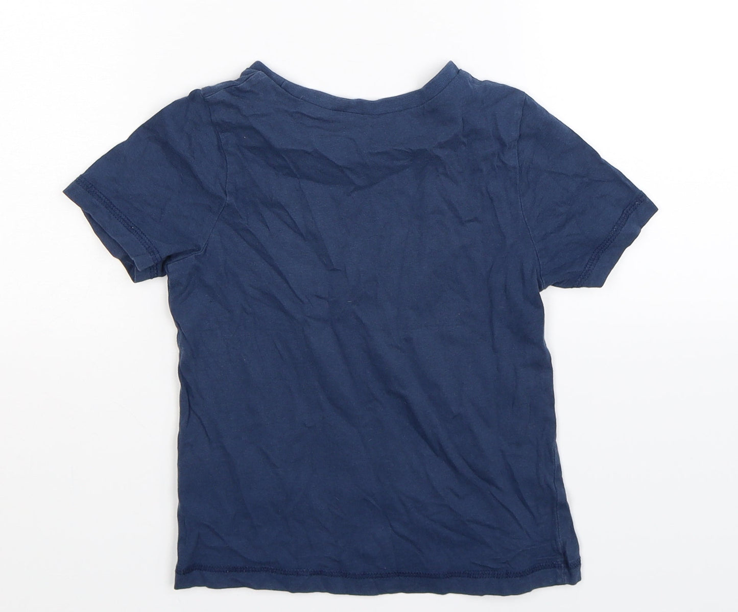 George Boys Blue   Basic T-Shirt Size 5-6 Years