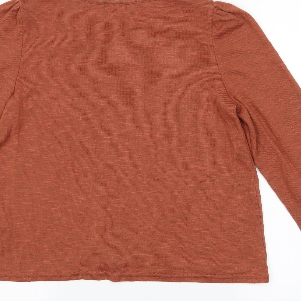 New Look Womens Orange   Pullover Jumper Size S