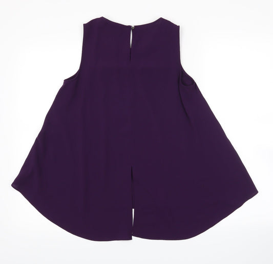 Dorothy Perkins Womens Purple   Basic Tank Size 8