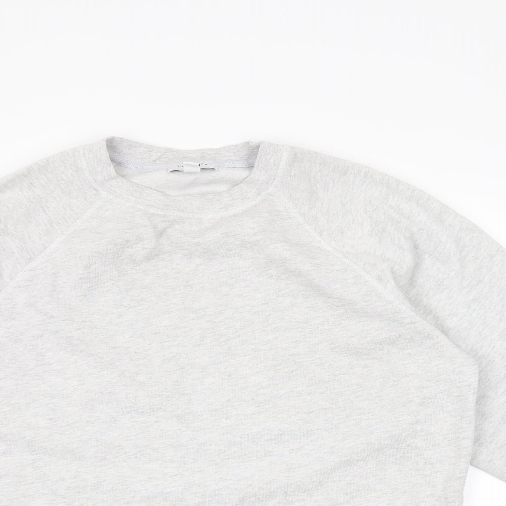 Topshop Womens Grey   Pullover Sweatshirt Size 14