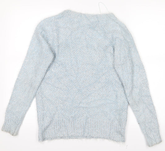 Quiz Womens Blue   Pullover Jumper Size 8