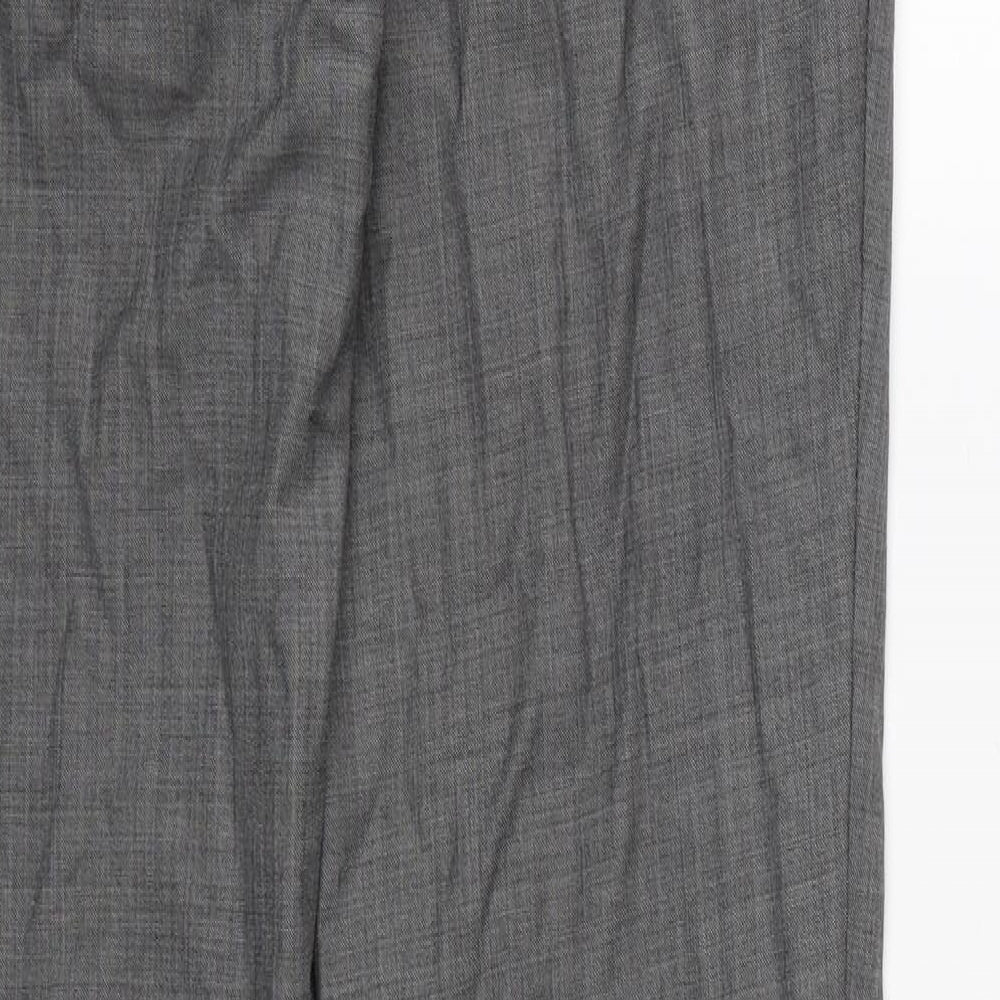 Topman Mens Grey  Rayon Dress Pants Trousers  L32 in