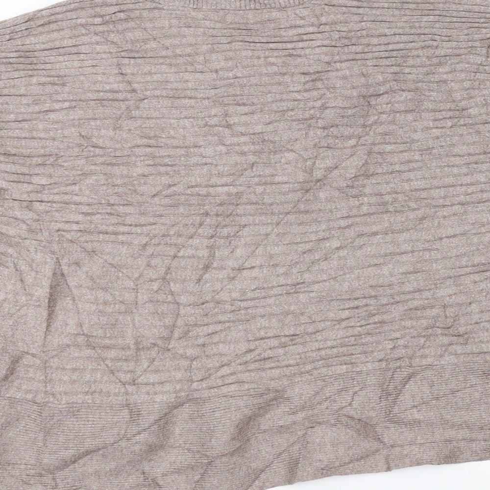River Island Womens Brown  Knit Pullover Jumper Size XS