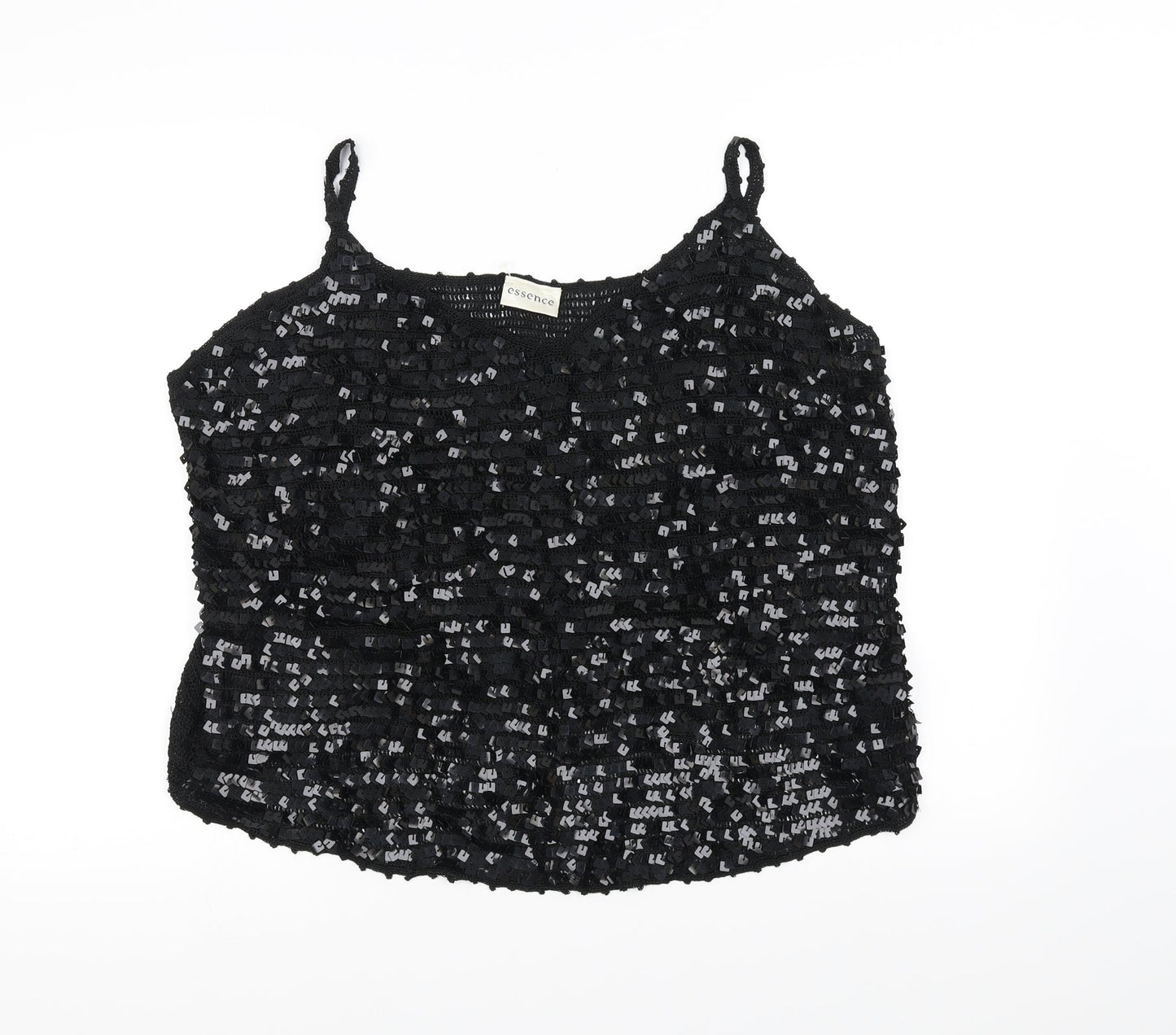 essence Womens Black   Basic Blouse Size 16