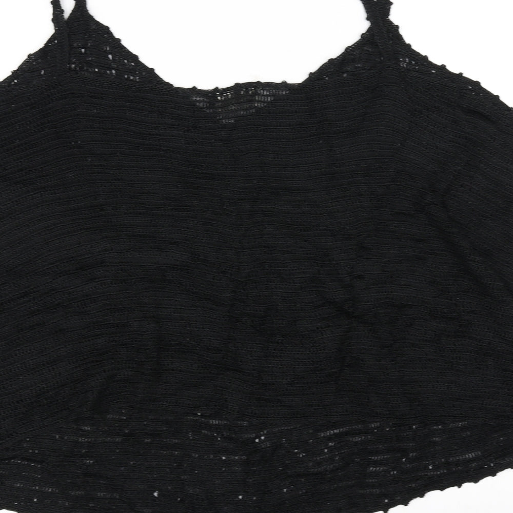 essence Womens Black   Basic Blouse Size 16
