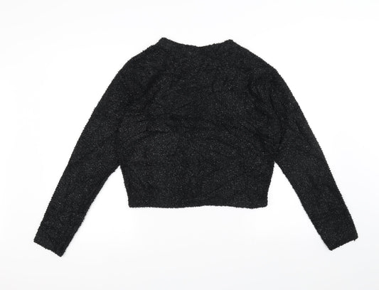 H&M Womens Black   Pullover Jumper Size S
