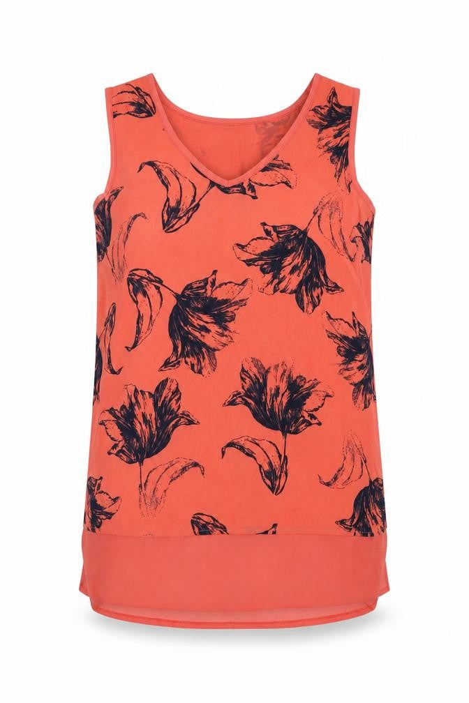 Next Womens Pink Floral  Basic Blouse Size 8