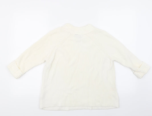 Top Shop Womens White   Pullover Jumper Size 12