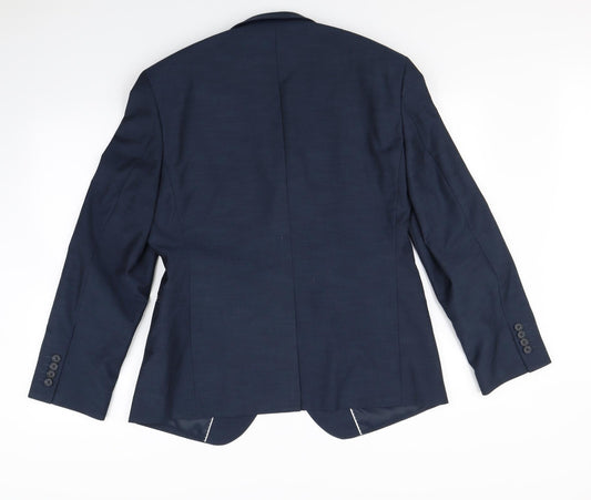 Preworn Mens Blue    Blazer Size S