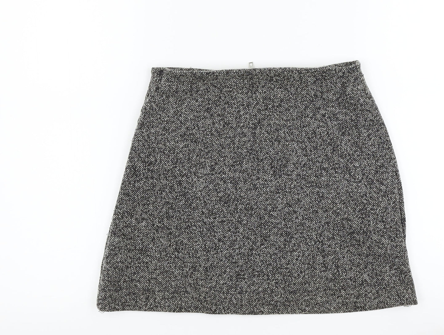 Topshop Womens Black   A-Line Skirt Size 6