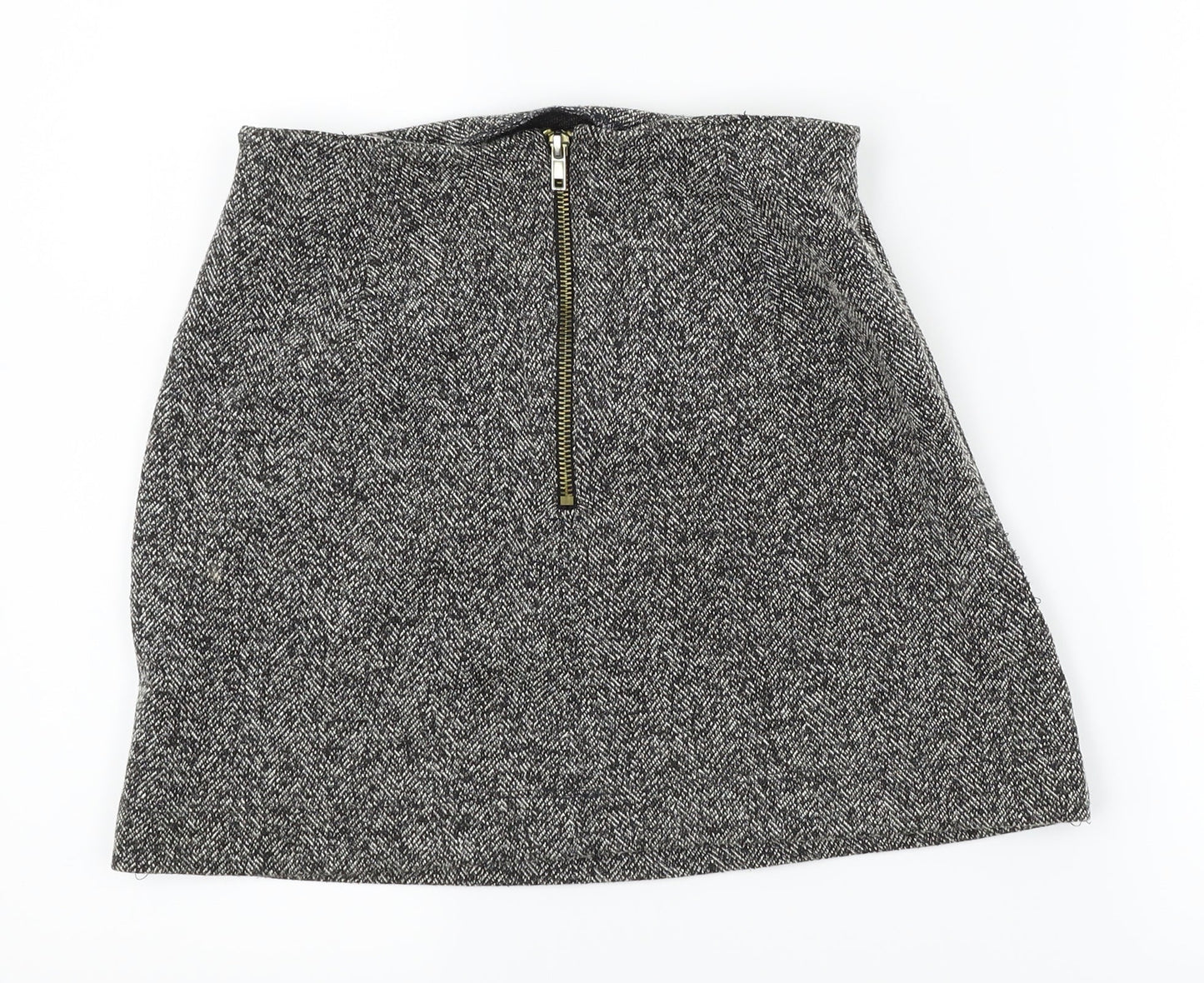 Topshop Womens Black   A-Line Skirt Size 6