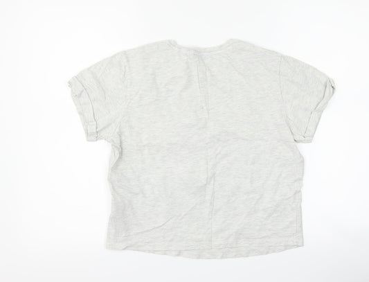 New Look Girls Grey   Top Pyjama Top Size L  - boring next