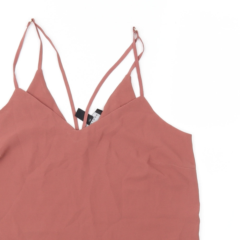 New Look Womens Brown   Camisole Blouse Size 6