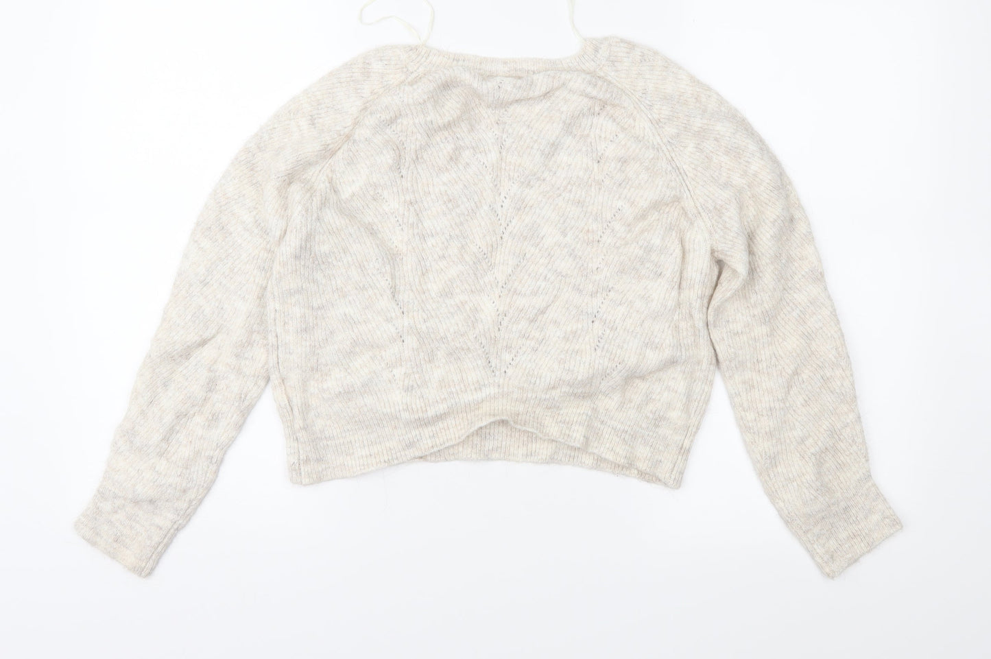 Kaisley Womens Beige  Knit Pullover Jumper Size S