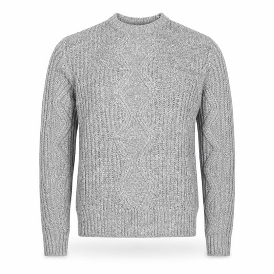 Topman Mens Grey  Knit Pullover Jumper Size S
