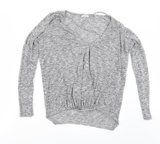 River Island Womens Grey   Basic T-Shirt Size 8