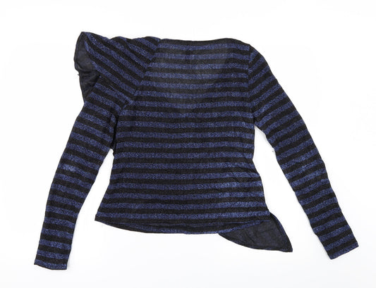 Zara Womens Blue   Pullover Jumper Size M