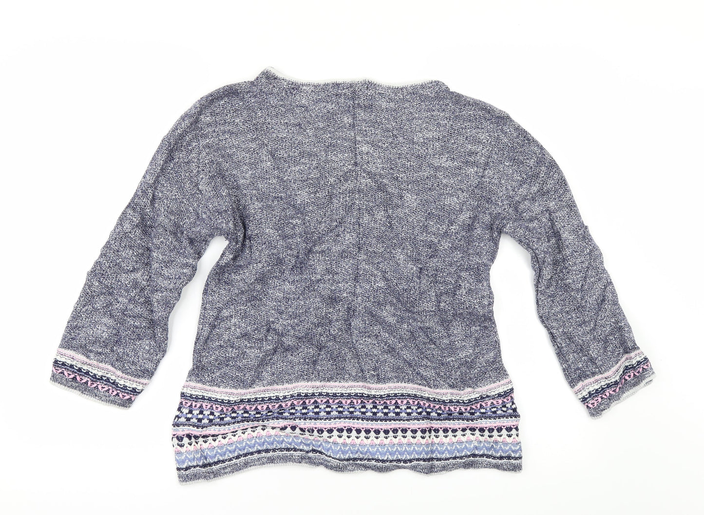 Per Una Womens Blue   Pullover Jumper Size 4