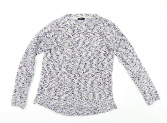 M&Co Womens Purple   Pullover Jumper Size 12