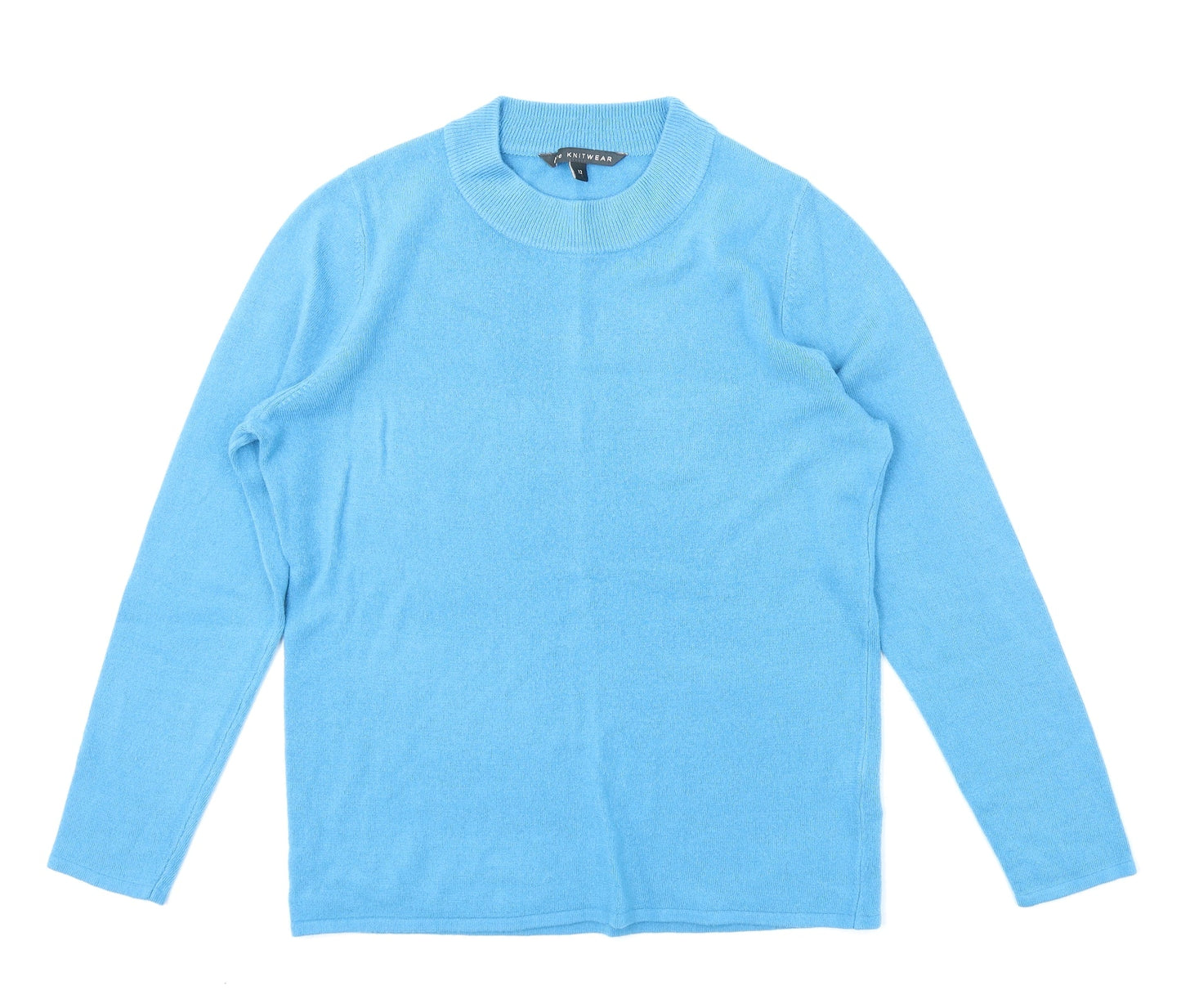Bon Marché Womens Blue  Knit Pullover Jumper Size 12