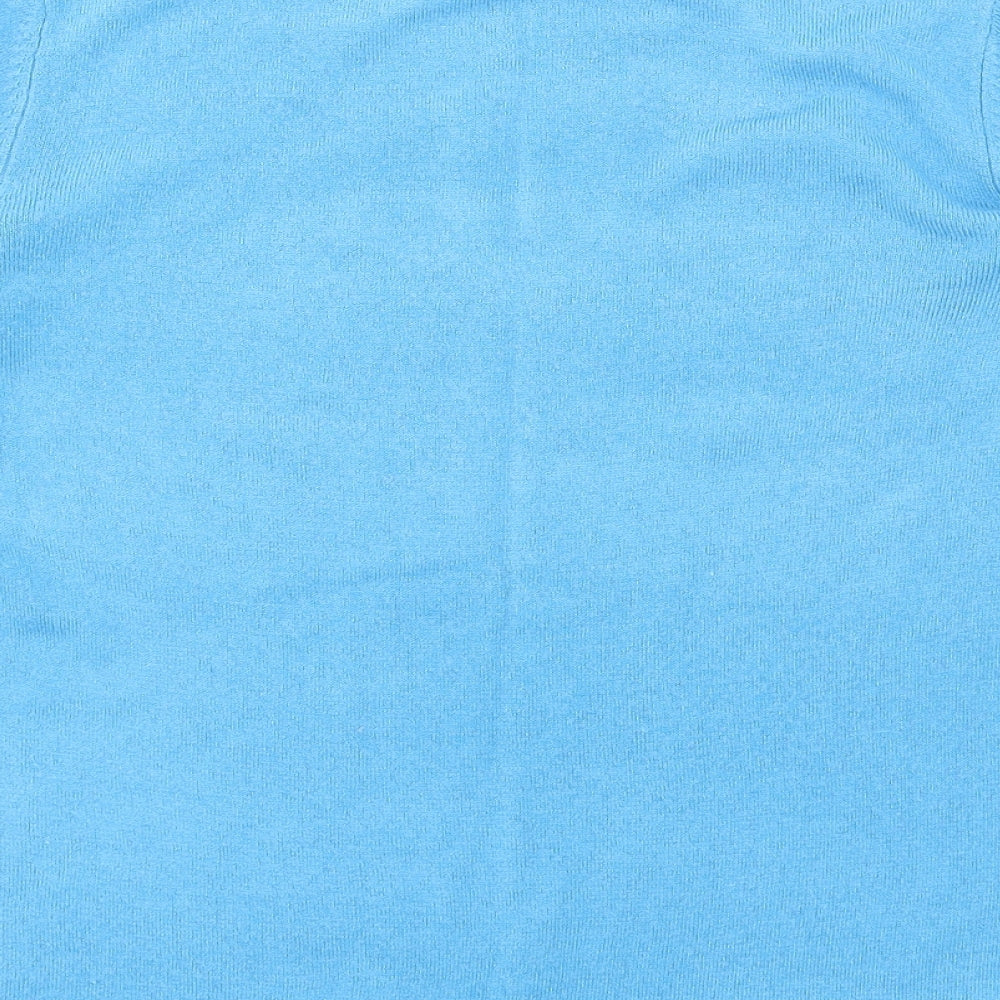 Bon Marché Womens Blue  Knit Pullover Jumper Size 12