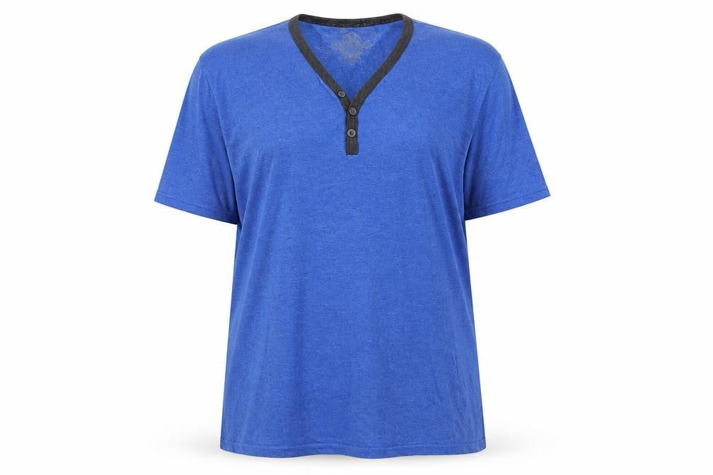 Front view of Burton women’s blue basic t-shirt, size 2XL