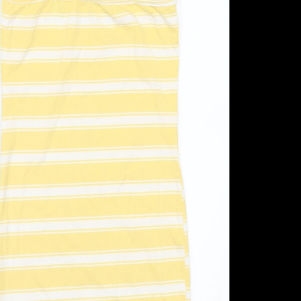 SheIn Girls Multicoloured Striped  Basic Tank Size 8-9 Years