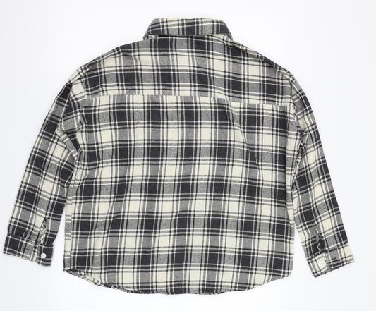 HEARTBREAK Womens Multicoloured Check  Basic Button-Up Size 8