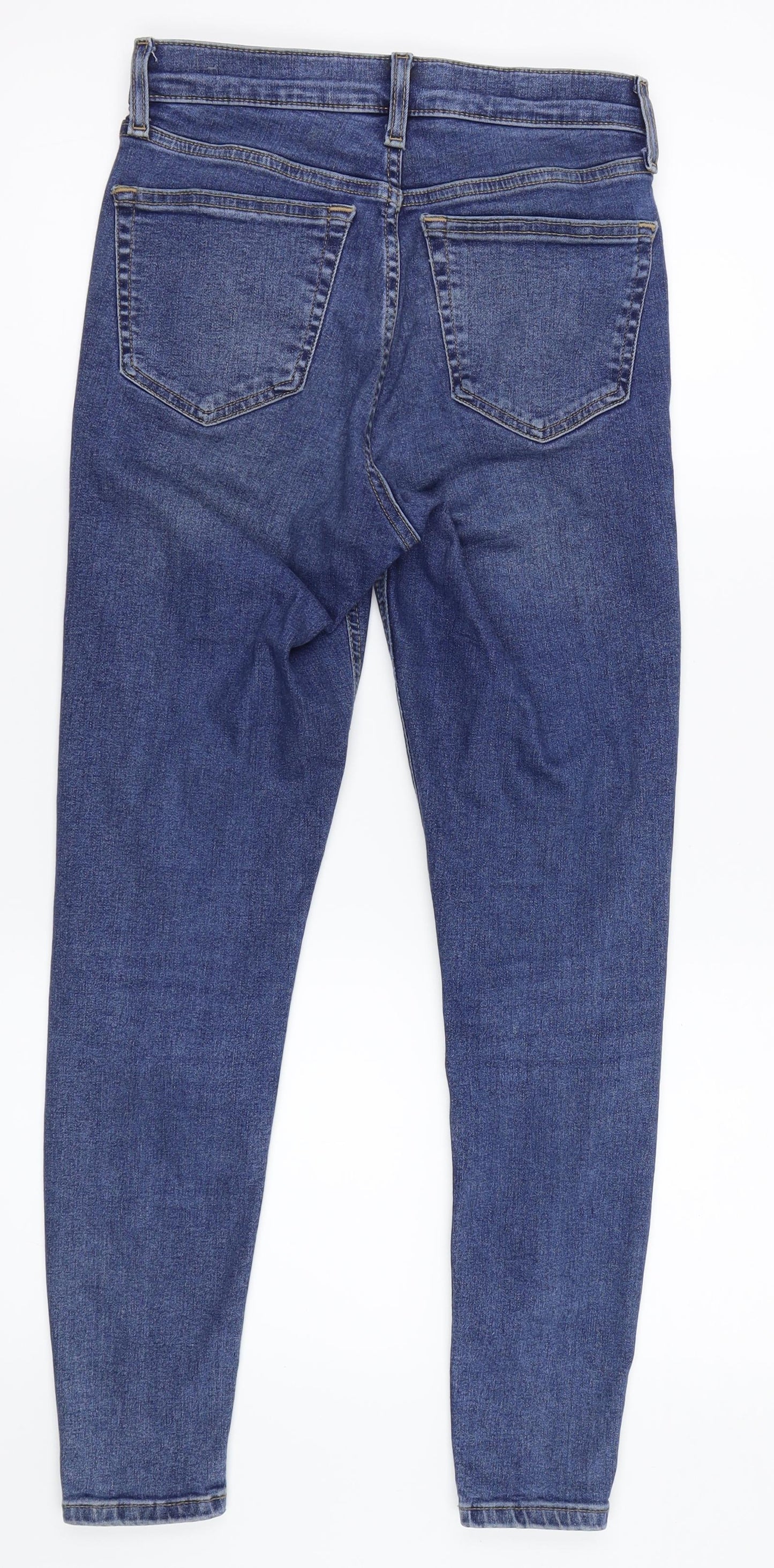 Topshop Mens Blue  Denim Skinny Jeans Size 26 L26 in