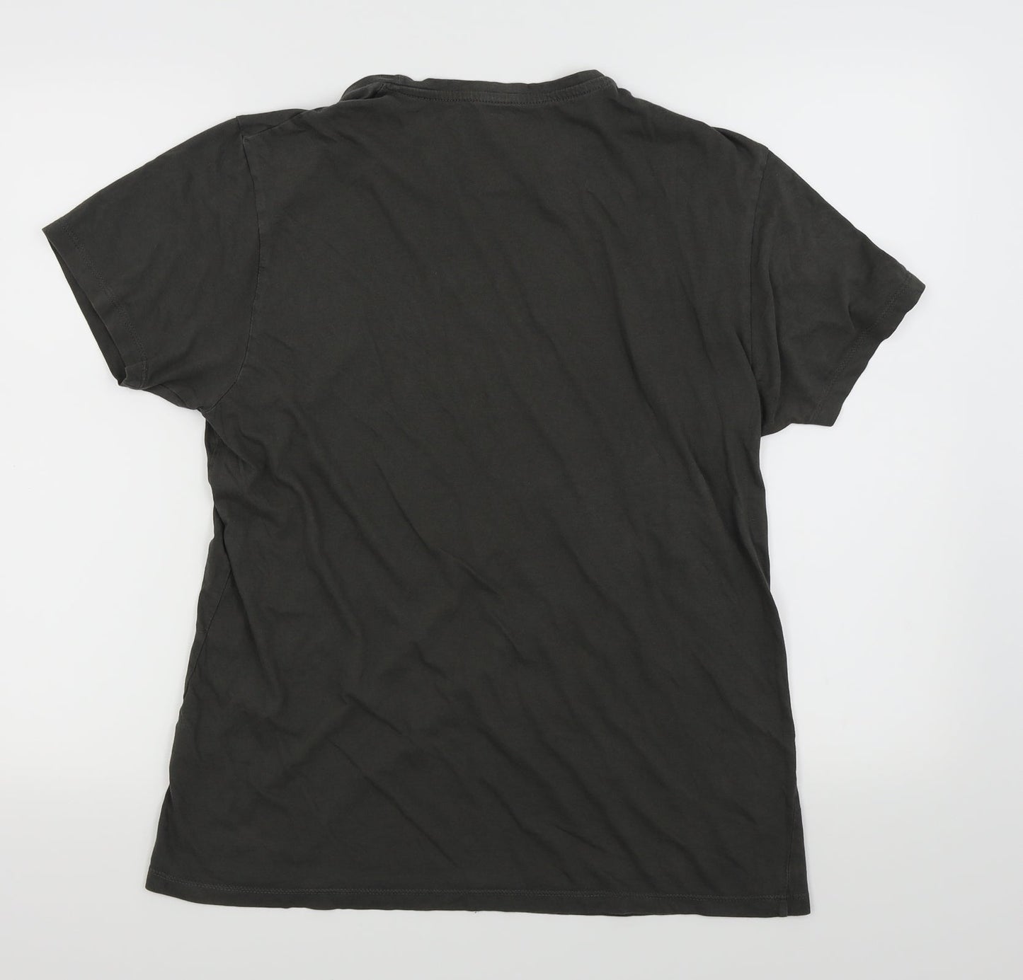 Cedar Wood State Mens Green    T-Shirt Size L