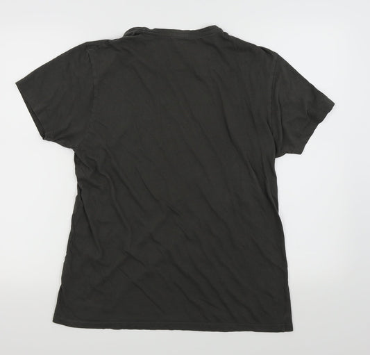 Cedar Wood State Mens Green    T-Shirt Size L
