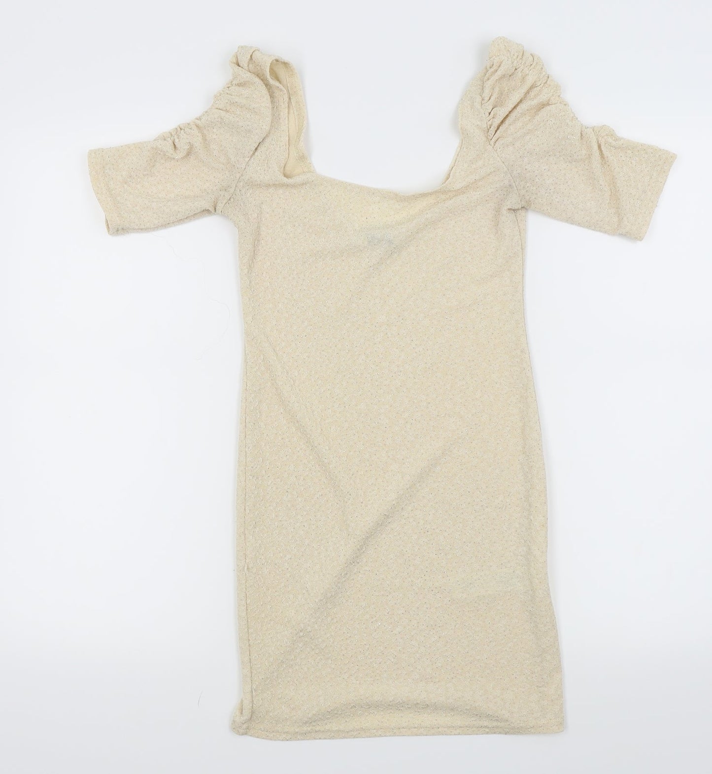 New Look Womens Beige   Pencil Dress  Size 14